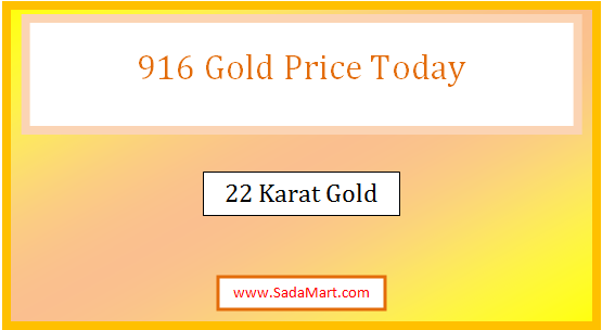 916 gold price today