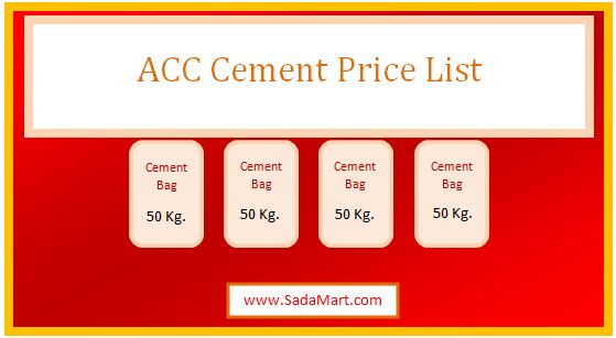 acc cement price