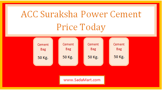 acc suraksha power cement price