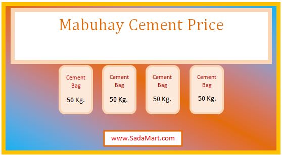 mabuhay cement price
