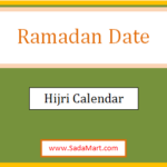 ramadan date today