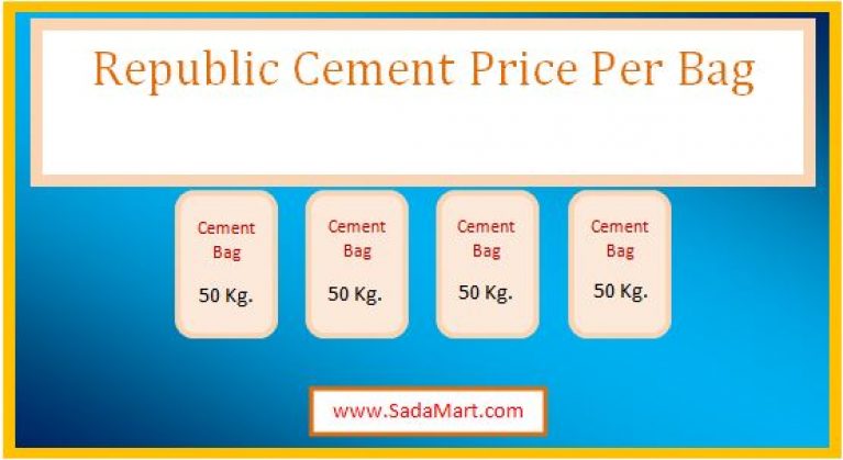 republic cement price per bag