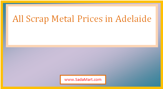 scrap metal prices in adelaide