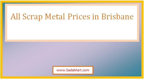 scrap metal prices in brisbane