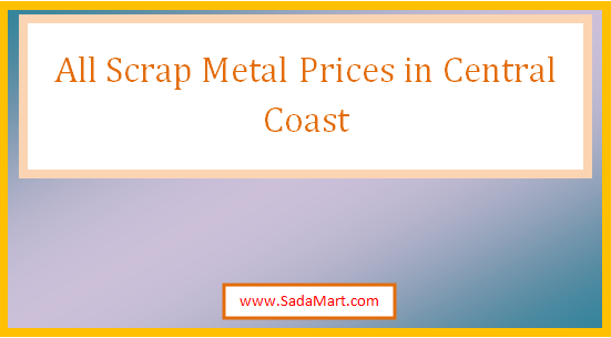 scrap metal prices in central coast