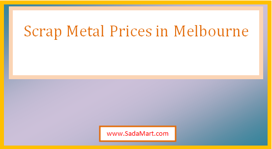 scrap metal prices in melbourne