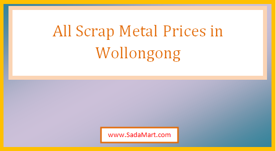 scrap metal prices in wollongong