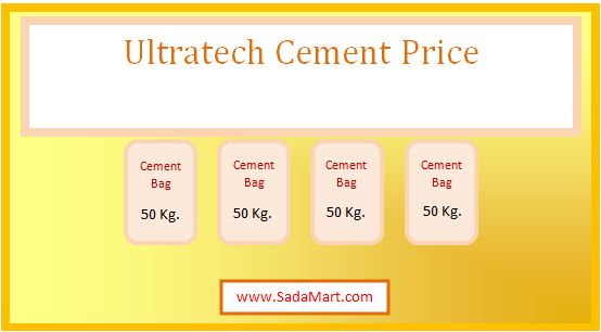 ultratech cement price